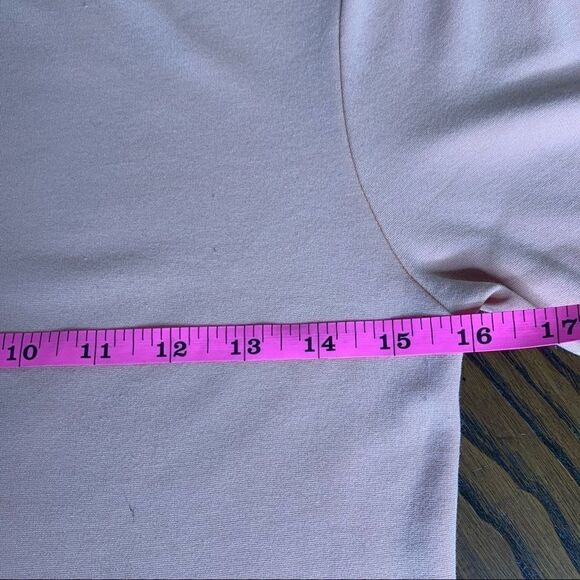 Ann Taylor Peach Petal Sleeve Round Neck Top - Picture 3 of 9